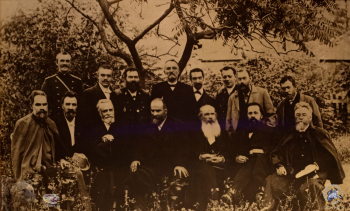 Н.Е.Жуковский с научным обществом в Полтаве. Неизвестный фотограф. Научно-мемориальный музей профессора Н.Е.Жуковского