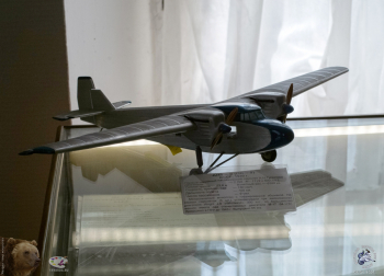 Модель самолёта АНТ-9 (ПС-9) или `Крылья Советов`. СССР, 1930. Фотограф Марина Роз. Научно-мемориальный музей профессора Н.Е.Жуковского.