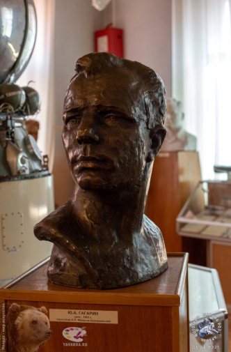 Файдыш-Крандиевский Андрей Петрович. Ю.А.Гагарин. Гипс. 1963. Научно-мемориальный музей профессора Н.Е.Жуковского.