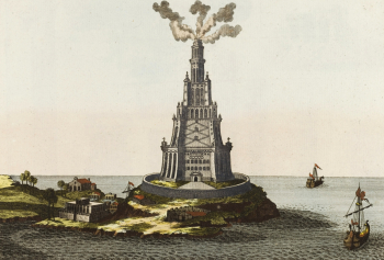 Неизвестный художник. Фаросский маяк. Бумага, гравюра. 1804-1811. Коллекция Уэллкома.