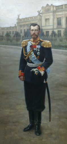 Шабунин Николай Авенирович. Портрет Николая II. Холст, масло. 236х110. 1902-1903. Частная коллекция.