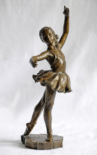 Венкова Ия Андреевна. Балерина. Бронза. 44х21х13. 1959. Новосибирский государственный художественный музей.