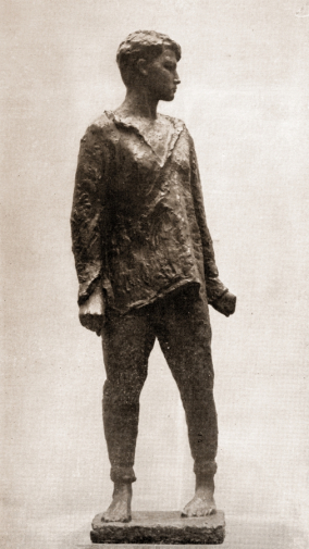 Вайнман Моисей Абрамович. Зоя. Бронза. 183х57х48. 1957. Государственный Русский музей.
