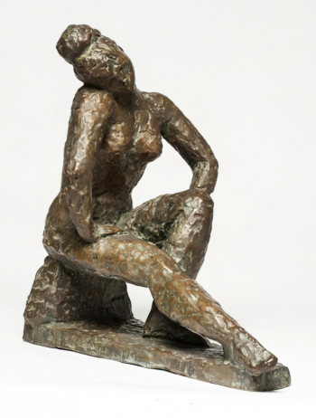 Вайнман Моисей Абрамович. Циркачка. Бронза. 40х26х41. 1967. Государственный Русский музей.
