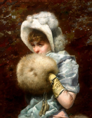 Франсеск Масриера-и-Мановенс. Зима. Холст, масло. 75х62. 1882. Национальный музей искусства Каталонии.