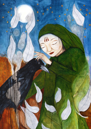 Мария Форрестер. Видящая. Холст, акрил. 2014. Частная коллекция.