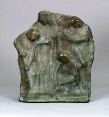 Холина Любовь Михайловна. На окопах. Бронза. 47х42х13. 1975. Государственный музей городской скульптуры.