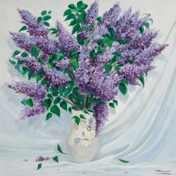Хосе Колл-и-Бардоле. Сирень. Холст, масло. 67х66. Частная коллекция.