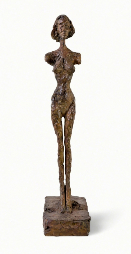 Альберто Джакометти. Аннетт стоит. Бронза. 48,4х10,5х20,6. 1954. Частная коллекция.