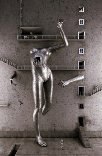 Адам Мартинакис. Женщина. Цифровое искусство. 2011. Собрание автора.