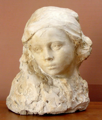 Богатырёв Василий Семёнович. Портрет Катеньки. Гипс. 35х30х26. 1912. Государственный музей изобразительных искусств Республики Татарстан.