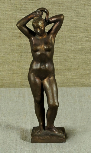 Дерунов Владимир Иванович. Пловчиха. Бронза. 30,5х10,5х6,5. 1978. Костромской государственный историко-архитектурный и художественный музей-заповедник.