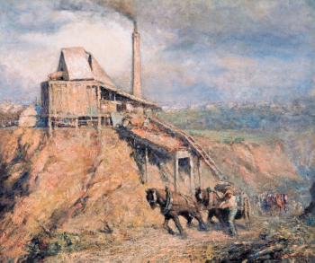 Фредерик Мак-Каббин. Старая каменная дробилка (карьер). Холст, масло. 76,2х91,4. 1911. Художественная галерея Южной Австралии.