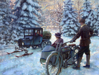 Дэвид Уль. По сезону. Холст, масло. Частная коллекция.