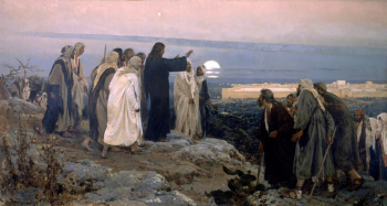 Энрике Симоне Ломбардо. Оплакивание всего. Холст, масло. 305х555. 1892. Музей Прадо.