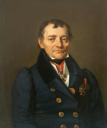 Ян Ксаверий Каневский. Портрет Петра Ивановича Соколова. Холст, масло. 72х61. 1830. Литературный музей (Санкт-Петербург).