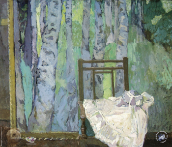 Машинская Светлана Владимировна. Платьице Детули. Холст, масло. 1970.
