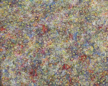 Эггерт Петурссон. Без названия. Холст, масло. 60х75. 2017-2018. Частная коллекция.