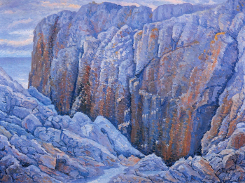Магнус Арсул Арнасон. Воронья скала. Холст, масло. 1949. Ассоциация исландских художников.