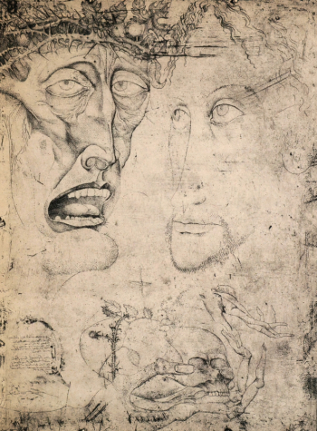 Эрнст Фукс. Страсть. Бумага, офорт. 28,8х21,1. 1951. Частная коллекция.