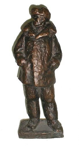 Родионов Лев Артемьевич. Сибиряк. Бронза. 40х10х10. 1974. Музейный ресурсный центр (Ноябрьск).