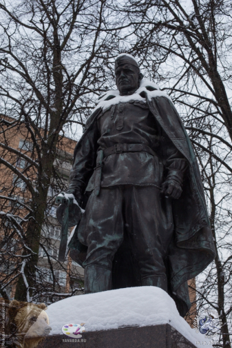 Бронзовый русский воин. Фотограф Марина Роз.