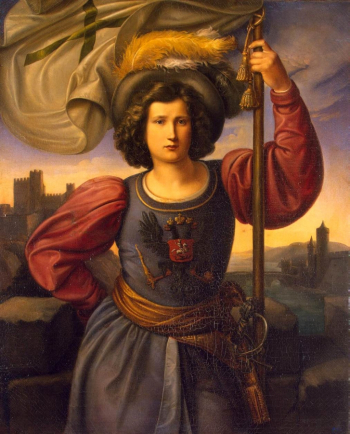 Филипп Фейт. Аллегория России. Холст, масло. 121х91. 1840-е. Государственный Эрмитаж.