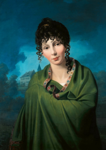 Фридрих (Фриц) Бури. Графиня Луиза фон Фосс. Холст, масло. 76х56. 1810. Дворец Бельвю (Берлин).
