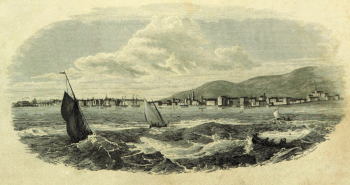 Джеймс Томсон. Вид Белфаста. Бумага, гравюра. 1823. Британская библиотека.