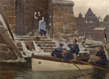Карл Зальцман. Гарантия мира. Холст, масло. 67х91. 1909. Частная коллекция.