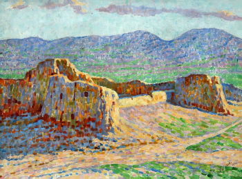 Рыбаков Иван Георгиевич. Руины. Ашхабад. Холст, масло. 37,3х49,5. 1916. Тульский музей изобразительных искусств.