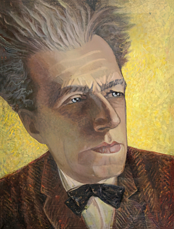 Порет Алиса Ивановна. Портрет В.Э.Мейерхольда. Холст, масло. 80х60. 1936. Санкт-Петербургский государственный музей театрального и музыкального искусства.