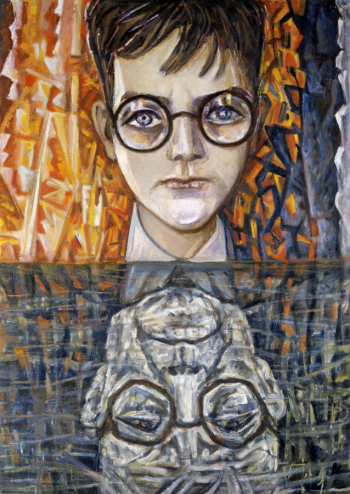Порет Алиса Ивановна. Портрет Д.Д.Шостаковича. Холст, масло. 70,2х60. 1975. Художественная культура Русского Севера.
