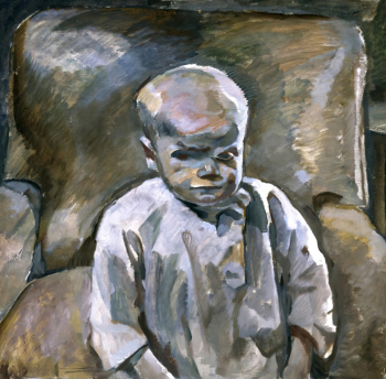 Бруни Лев Александрович. Егор. Холст, масло. 71х71. 1915. Государственный Русский музей.