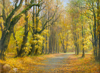 Вишняк Мария Владимировна. Долгая осень. Холст, масло. 130х140. 2010-2011. Частное собрание.