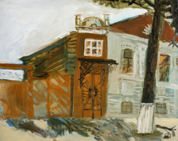 Васильева Ирина Геннадьевна. Городец. Холст, масло. 30х40. 2006. Нижегородский государственный художественный музей.