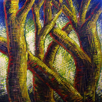 Тито Курамотто. Джорорис. Холст, масло. 150х150. Частная коллекция.