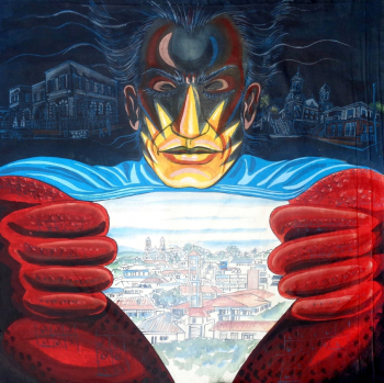 Оливер Мартин Окот. Антигуа и Барбуда. Холст, акрил. Частная коллекция.