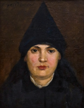 Грандковский Николай Карлович. Женский портрет (Монахиня). Холст, масло. 41х33. 19 век. Березниковский историко-художественный музей имени И.Ф.Коновалова.