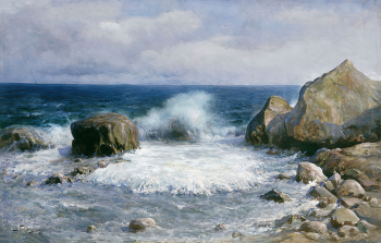 Пчёлин Владимир Николаевич. Море. Холст, масло. 1911. Дальневосточный художественный музей.
