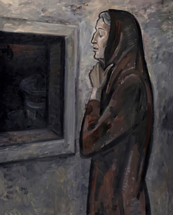 Минаев Владимир Николаевич. Анна Ахматова. Холст, масло. 100х80. 1988. Московский музей современного искусства.