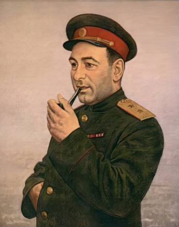 Коротков Николай Николаевич. Портрет П.К.Пономаренко. Холст, темпера. 100х80. 2010. Центральный музей Великой Отечественной войны 1941-1945 гг.