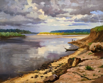 Яговкин Валентин Александрович. Старая Кама. Холст, масло. 56х68. 1957. Березниковский историко-художественный музей имени И.Ф.Коновалова.