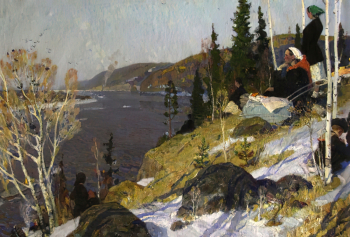 Якупов Харис Абдрахманович. Кама. Холст, масло. 85х123. 1958-1964. Государственный музей изобразительных искусств Республики Татарстан.