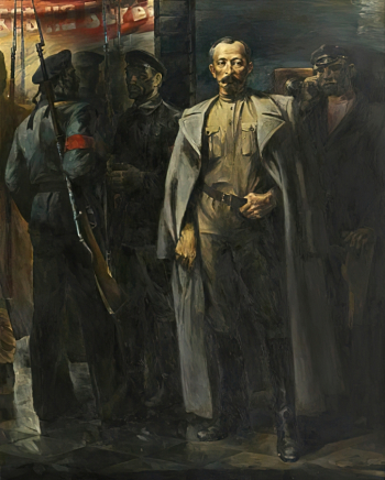 Лопатко Виктор Фёдорович. Феликс Эдмундович Дзержинский. Холст, масло. 194х156. 1979. Краснодарский краевой художественный музей имени Ф.А.Коваленко.
