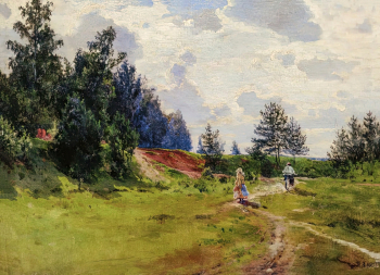 Эллерт Николай Людвигович. Облачный день. Холст, масло. 35х48. 1896. Калужский областной художественный музей.