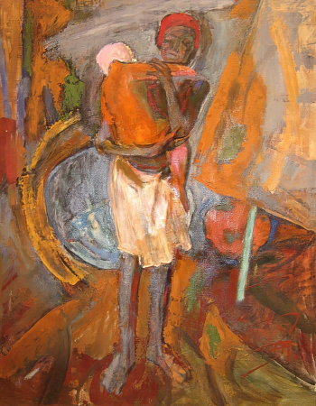 Горяев Виталий Николаевич. Старший брат. Цейлон. Холст, темпера. 90х70. 1964. Курганский областной художественный музей имени Г.А.Травникова.
