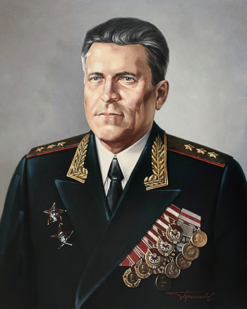 Присекин Сергей Николаевич. Портрет генерал-полковника Артемьева П.А. Холст, масло. 100х80. 2010. Центральный музей Великой Отечественной войны 1941-1945 гг.