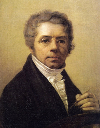 Венецианов Алексей Гаврилович. Автопортрет. Холст, масло. 32х26. 1811. Государственная Третьяковская галерея.