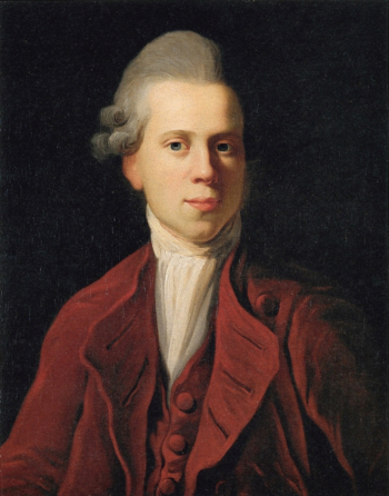 Иенс Юль. Портрет Николая Абильдгаарда. Холст, масло. 1772. Местонахождение картины неизвестно.